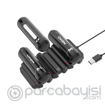 MEMO DL10 Telefon Soğutucu Fan Batarya Şarj Paneli + 2 Yedek Powerbank