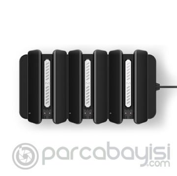 MEMO DL10 Telefon Soğutucu Fan Batarya Şarj Paneli + 2 Yedek Powerbank