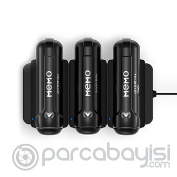 MEMO DL10 Telefon Soğutucu Fan Batarya Şarj Paneli + 2 Yedek Powerbank