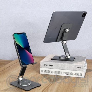 ALLY 360 Derece Dönebilen ve Katlanabilen Tablet ve Telefon Standı