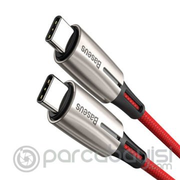 Baseus Water Drop Type-C Pd 60w Qc3.0 Hızlı Şarj Kablosu 1metre