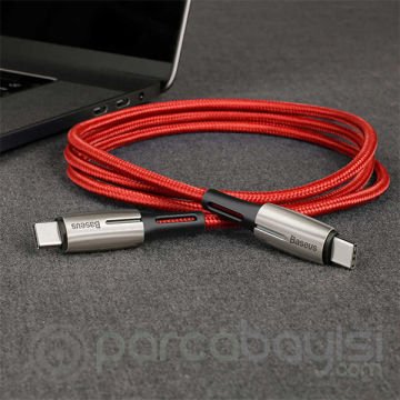 Baseus Water Drop Type-C Pd 60w Qc3.0 Hızlı Şarj Kablosu 1metre