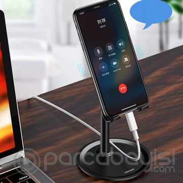 Usams Portatif Universal Metal Masaüstü Telefon Tablet Standı