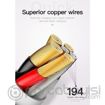 Baseus Gold Belt Usb 5.0A Type C Hızlı Şarj Usb Kablo 1 Metre
