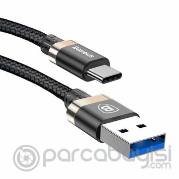 Baseus Gold Belt Usb 5.0A Type C Hızlı Şarj Usb Kablo 1 Metre