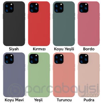 iPhone 12 Mini  5.4 Lansman Kılıf İçi Kadife Soft Silikon Kılıf
