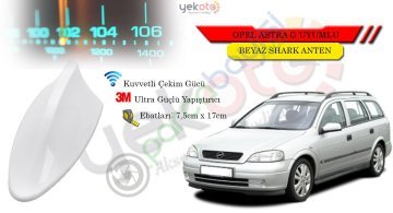 Opel Astra G Uyumlu Beyaz Shark Anten Köpek Balığı Anten