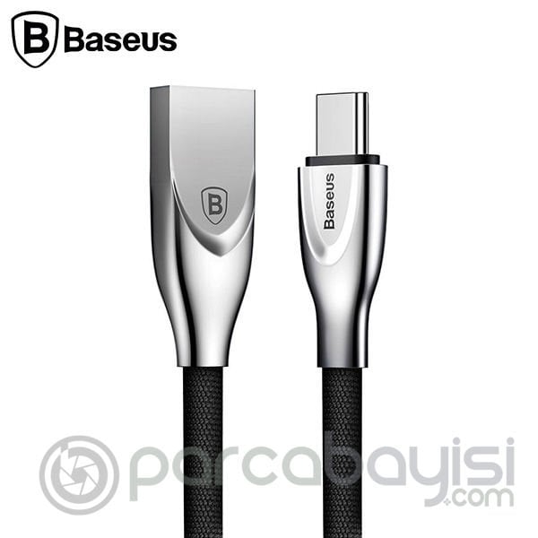 Baseus Zinc Alloy Usb Type-C 2.0a Halat Usb Şarj Kablosu 1metre
