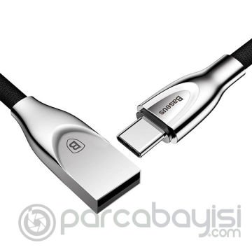Baseus Zinc Alloy Usb Type-C 2.0a Halat Usb Şarj Kablosu 1metre