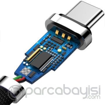 Baseus Zinc Alloy Usb Type-C 2.0a Halat Usb Şarj Kablosu 1metre
