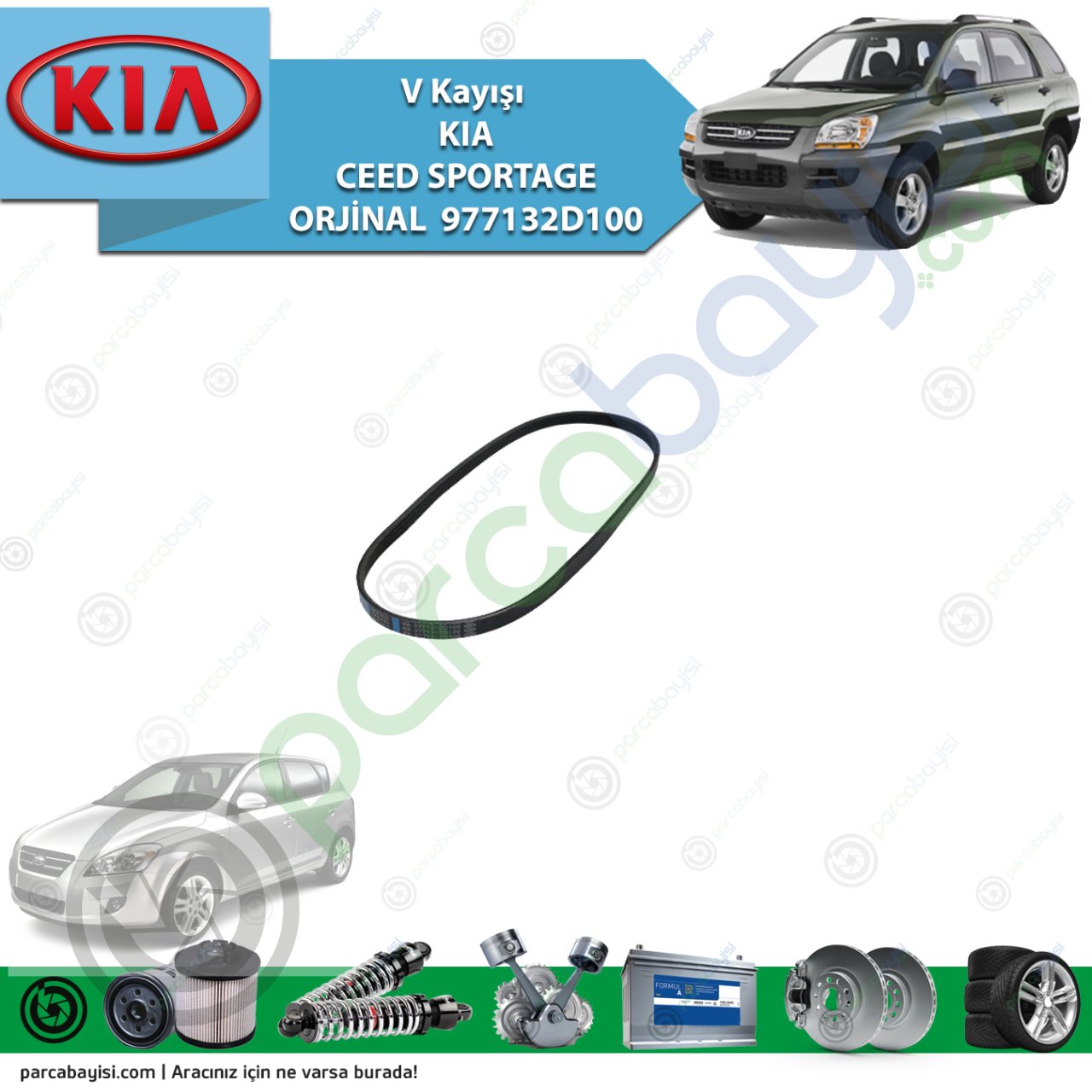V Kayışı Kia Ceed Sportage Orijinal | 977132D100