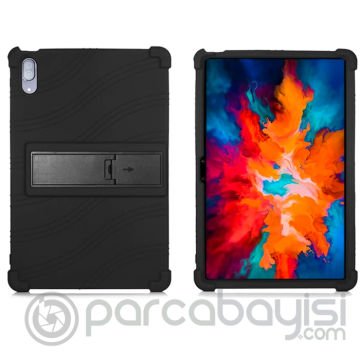 ALLY Lenovo Tab P11 TB-J606N Standlı Silikon Kılıf Tablet Kılıfı