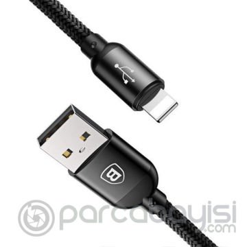 Baseus Three Primary 3in1 30CM Type-C+İPhone+Micro Usb Şarj Kablsu