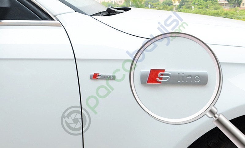Sline Metal 3D Amblem Logo Sticker Orjinal Style