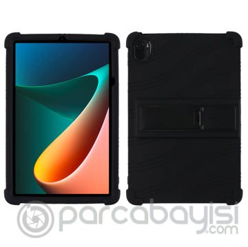 Ally Xiaomi Mi Pad 5 11inç (2021) Standlı Silikon Kılıf Tablet Kılıfı