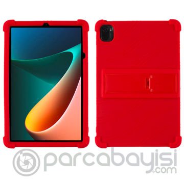 Ally Xiaomi Mi Pad 5 11inç (2021) Standlı Silikon Kılıf Tablet Kılıfı
