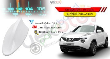 Nıssan Juke Uyumlu Beyaz Shark Anten Köpek Balığı Anten