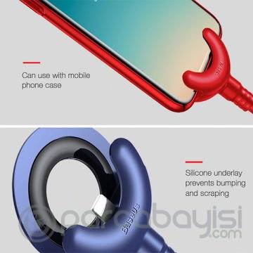 Baseus Calox İPhone 14-13-12-11 Usb Şarj Kablo Ve Araç Tutucu