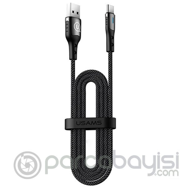 USAMS Type-C 5A Flash Hızlı Şarj Usb Kablosu Nylon Braided
