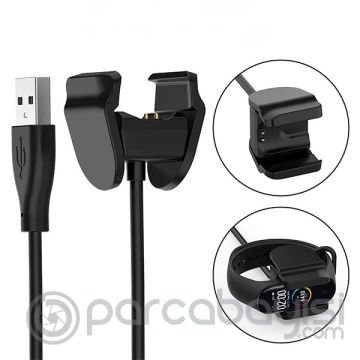 Xiaomi Mi Band 5 Klipsli Usb Şarj Kablosu 30CM