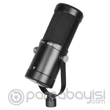 AQ210 Condenser Stüdyo Profesyonel Kayıt ve Yayın Mikrofonu Studio