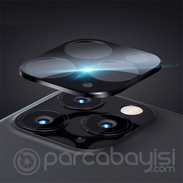 Usams US-BH577 iPhone11 Pro Max Tempered Cam Kamera Koruyucu