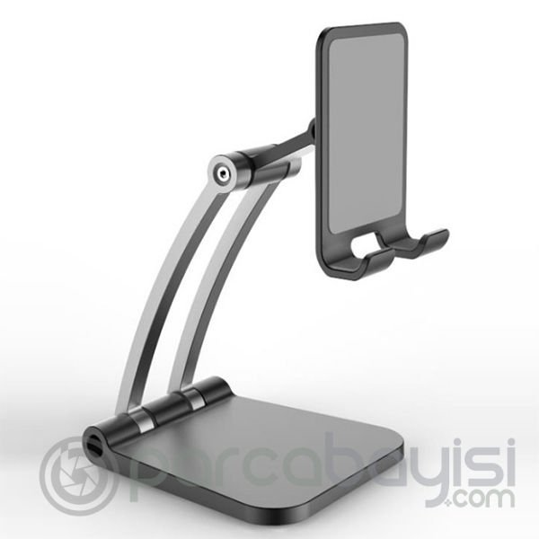 ALLY Katlanabilir Portatif  Telefon Ve Tablet Tutucu Stand Masaüstü Stand