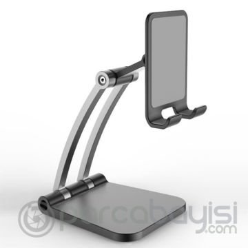 ALLY Katlanabilir Portatif  Telefon Ve Tablet Tutucu Stand Masaüstü Stand