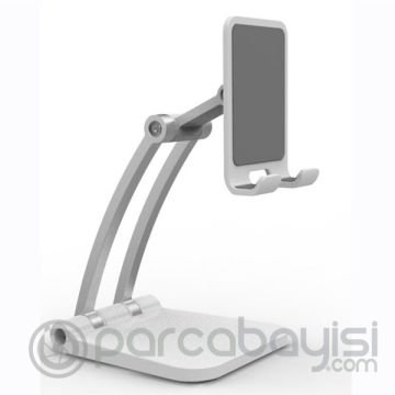 ALLY Katlanabilir Portatif  Telefon Ve Tablet Tutucu Stand Masaüstü Stand