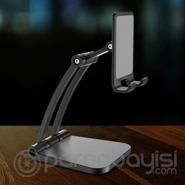 ALLY Katlanabilir Portatif  Telefon Ve Tablet Tutucu Stand Masaüstü Stand