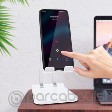 ALLY Katlanabilir Portatif  Telefon Ve Tablet Tutucu Stand Masaüstü Stand