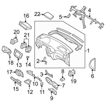 Rio 2005-2011 Klima Havalandırma Izgarası Orjinal | 974101G000Xı