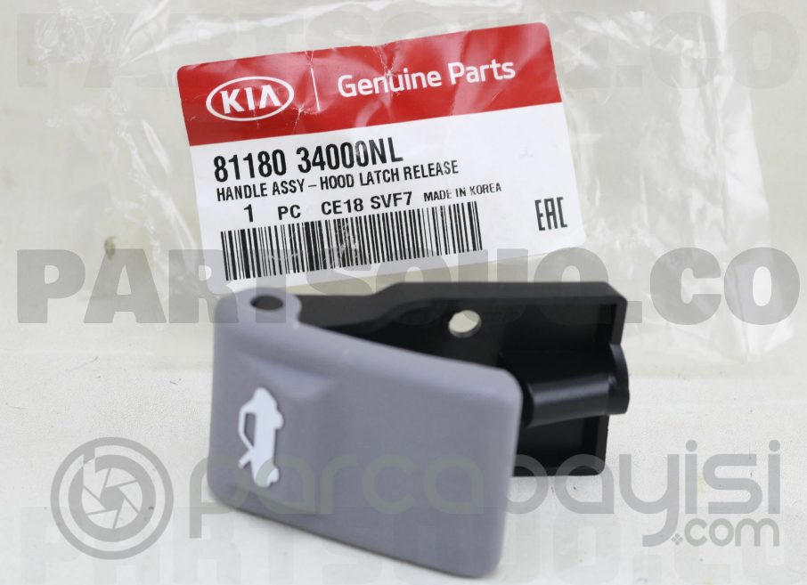 Kia Picanto Kaput Açma Kolu Orjinal | 8118034000Nl