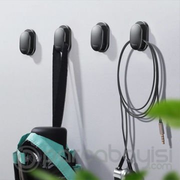 Baseus Small Shell Car Mount Holder 4parça Araç İçi Tutucu,Toparlayıcı