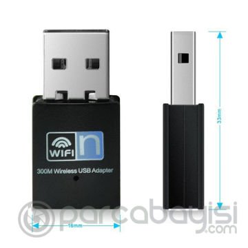 ALLY RTL8192 Mini 300Mbps Kablosuz USB Wifi Adaptörü