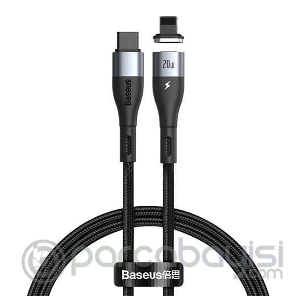 Baseus PD 20W İPhone 12,11,XS,XR USB-C Manyetik Şarj Kablosu 1metre