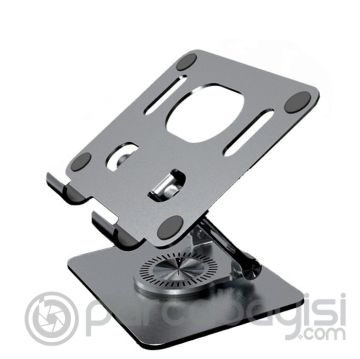 Ally H07 Katalanabilir Alüminyum Tablet ve Telefon Tutucu Standı