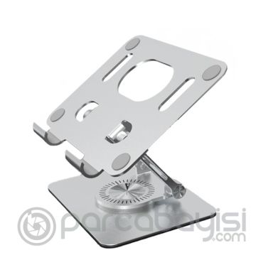 Ally H07 Katalanabilir Alüminyum Tablet ve Telefon Tutucu Standı