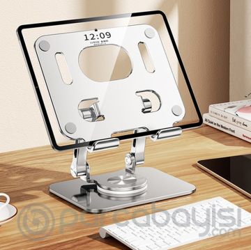 Ally H07 Katalanabilir Alüminyum Tablet ve Telefon Tutucu Standı