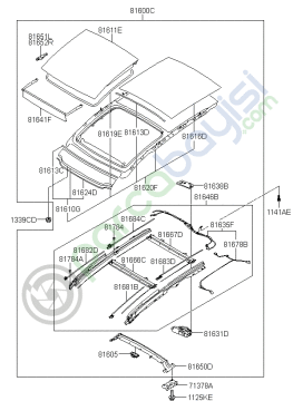 Panaroma Sunroof Kompresör Orjinal | 816003U010Ed