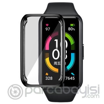 Huawei Honor Band 6  360 Koruma Ultra İnce Silikon Kılıf