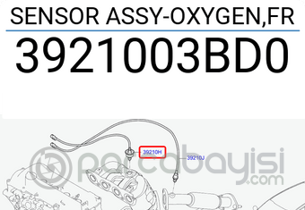 Oksijen Sensörü Ön Orjinal | 3921003Bd0