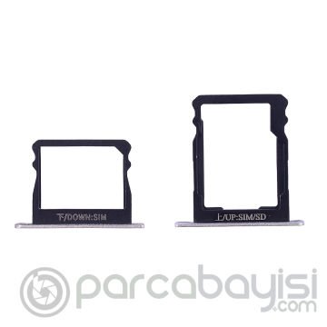 Huawei P8 Sim Ve Hafıza Kart Tutucu Set