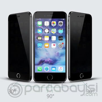 KUULAA İPhone 7-8 Plus Anti-Spy Gizlilik 3d Full Kırılmaz Cam Ekran Koruyucu