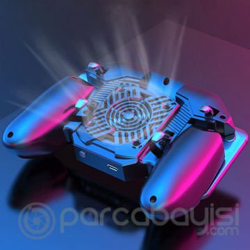 MEMO AK88 Altı Parmak Pubg Game Controller Gamepad fanlı 1200mAh