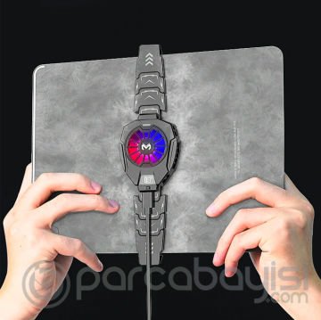 MEMO DL05T Dijital Göstergeli Tablet Soğutucu Gamer Oyuncu Radyatör Soğutma Fanı