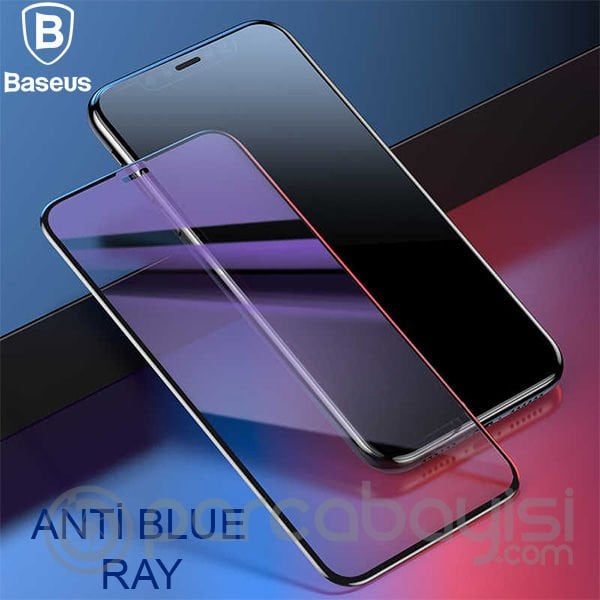 Baseus İphone 11 Pro Max- Xs Max 0.20mm Anti Blue Ray Tam Ekran Koruyucu