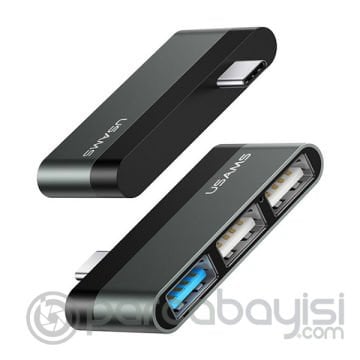 USAMS US-SJ461 Type-C Mini HUB Type-C to 3 USB 3.0 - 2.0 Hub