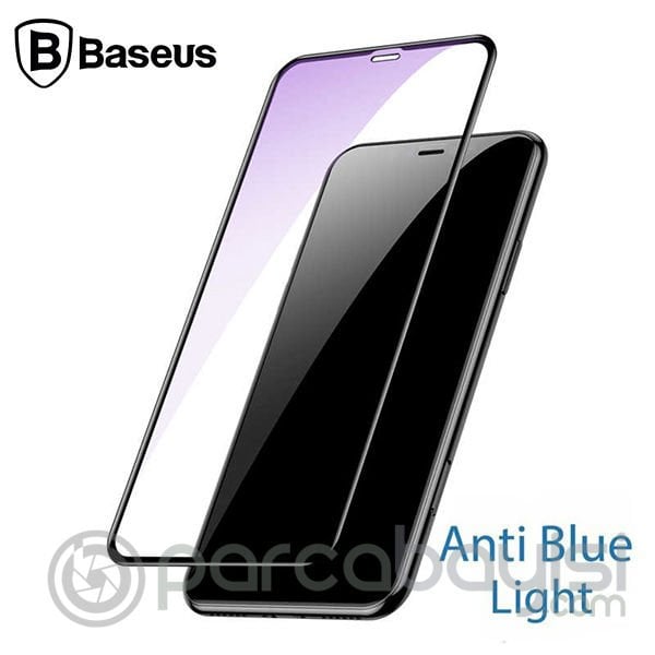 Baseus İPhone 11 Pro Max- XS Max 0.30mm Anti Blue Ray Full Ekran Koruyucu