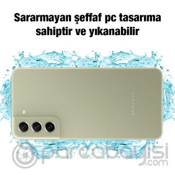 Ally SM Galaxy S21 FE Kılıf Kamera Korumalı Ultra İnce Şeffaf Silikon Kılıf